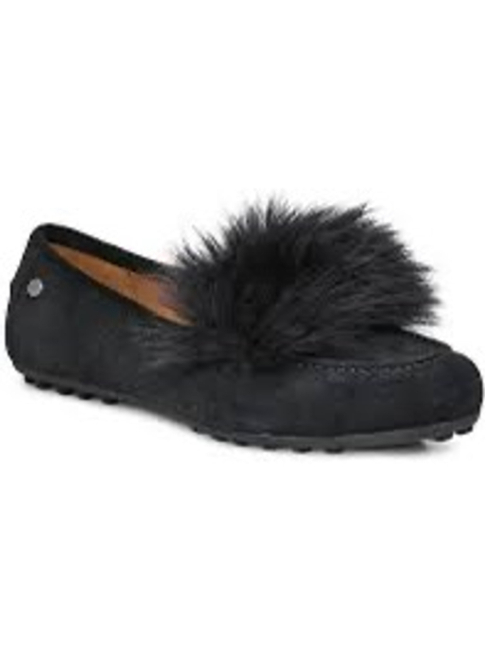 Ugg Kaley Wisp Black Suede Loafer Womens Size 9.5 Comfort Elegant Versatile
